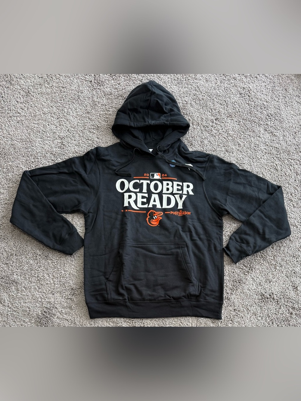 Fanatics Baltimore Orioles October Ready 2024 MLB Black Hoodie Mens Size M